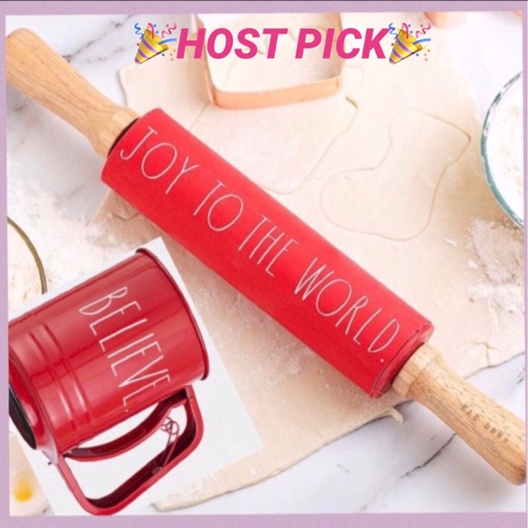 Rae Dunn Other - RAE DUNN ROLLING PIN & FLOUR SIFTER BAKE SET